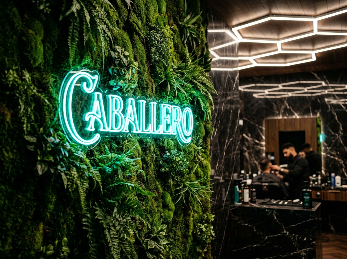 Caballero Neon Moss Wall